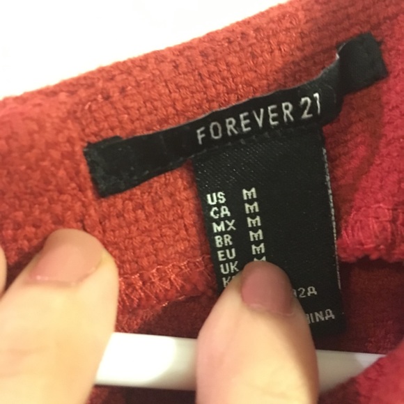 Forever21 Orange Crop Top - Picture 2 of 4